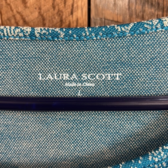 Laura Scott long sleeve top size large - Picture 2 of 4